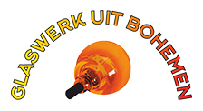 Rozenknop oranje 30cm - www.glaswerkuitbohemen.nl